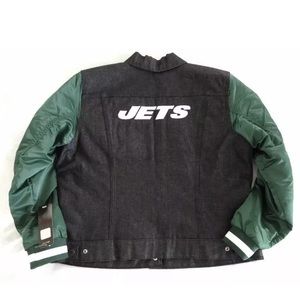 New York jets Levis Denim women’s jacket $158 NEW